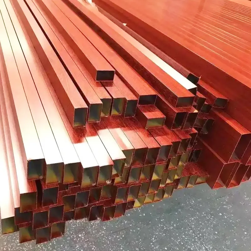 7075 aluminium firkantet rør